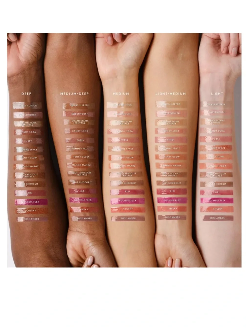 Fenty Beauty Gloss Bomb, color Fenty glow 01